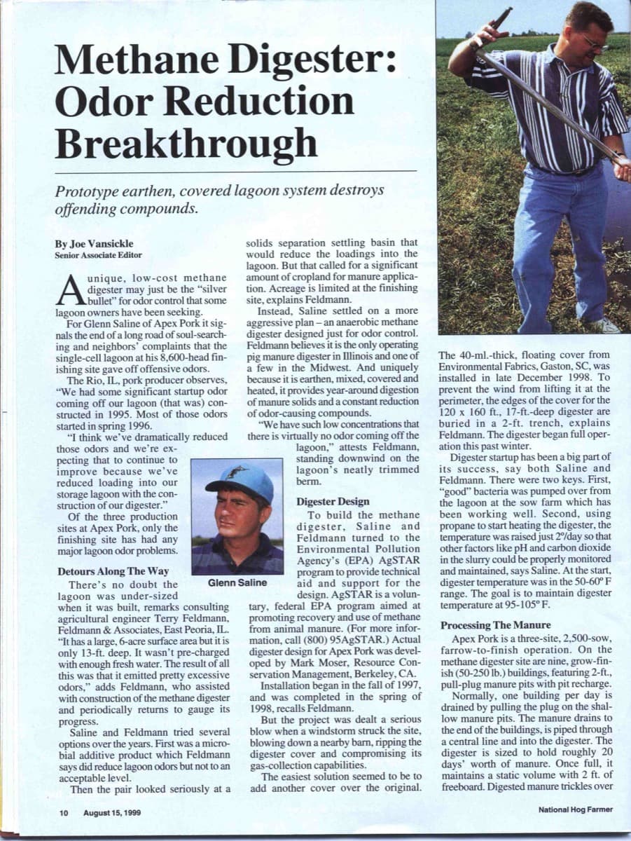 National Hog Farmer — Follow-up coverage on swine lagoon biogas capture installations