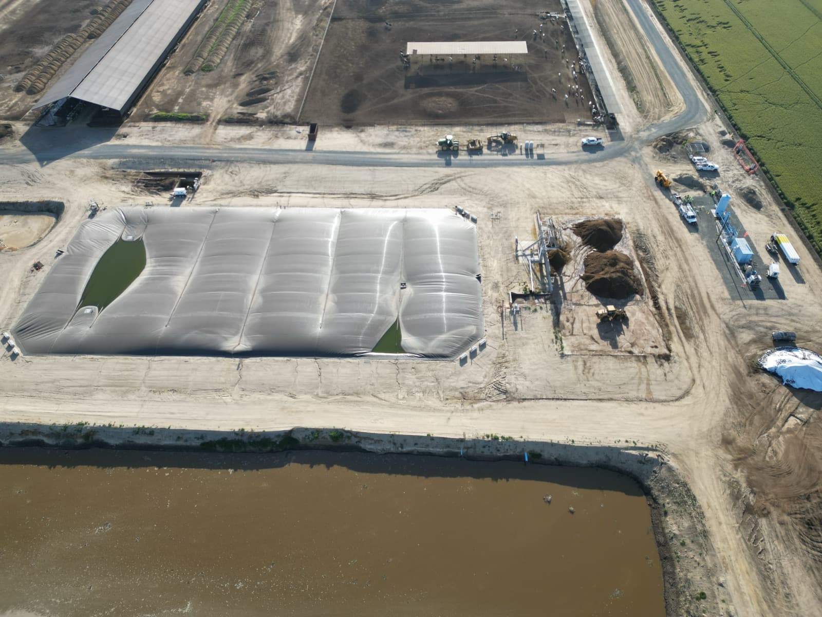 Wastewater Lagoon Covers: Odor Control, Algae Prevention & Gas Capture